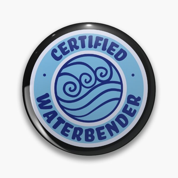 Item preview, Certified Waterbender Emblem designed and sold by Saavart.