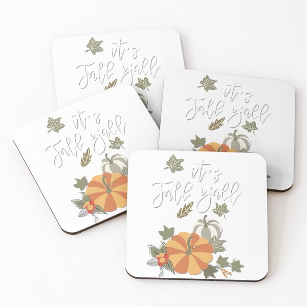 Item preview, it's fall y'all, fall time, pumpkins, leaves designed and sold by Family3ByBTM.
