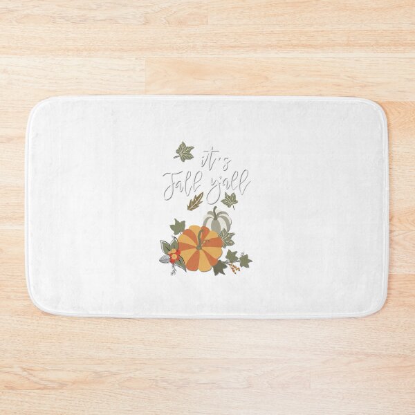 Item preview, it's fall y'all, fall time, pumpkins, leaves designed and sold by Family3ByBTM.