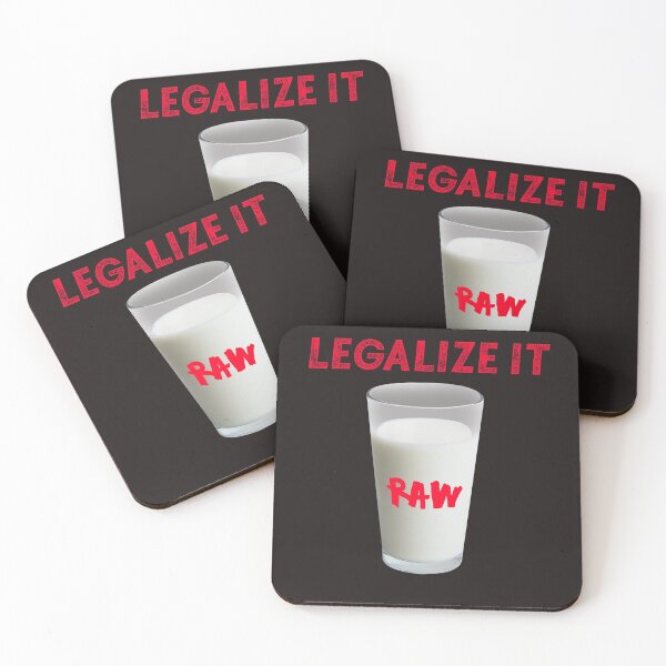 Item preview, Legalize Raw Milk  designed and sold by CarniWarrior.