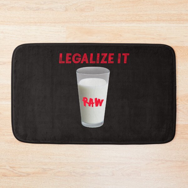Item preview, Legalize Raw Milk  designed and sold by CarniWarrior.