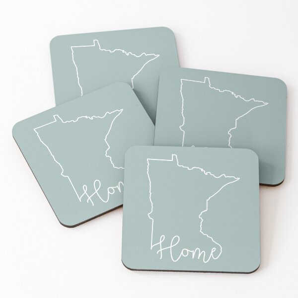 Item preview, Minnesota Cursive Home State Outline designed and sold by GreatLakesLocal.