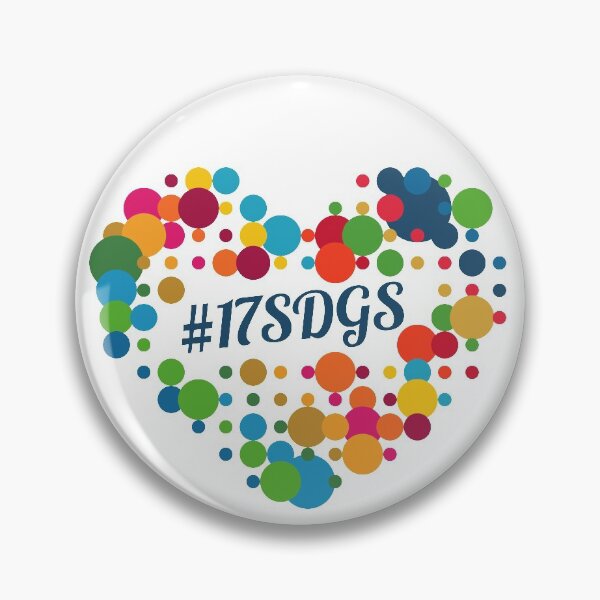 Item preview, Colourful Heart Dot Design - Loving 17SDGs  designed and sold by greatnorris.