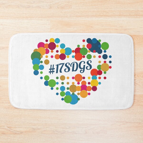 Item preview, Colourful Heart Dot Design - Loving 17SDGs  designed and sold by greatnorris.