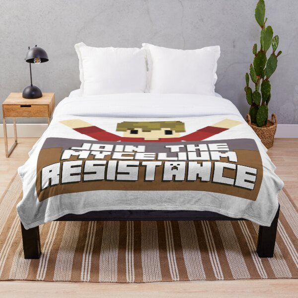 Join the Mycelium Resistance Throw Blanket