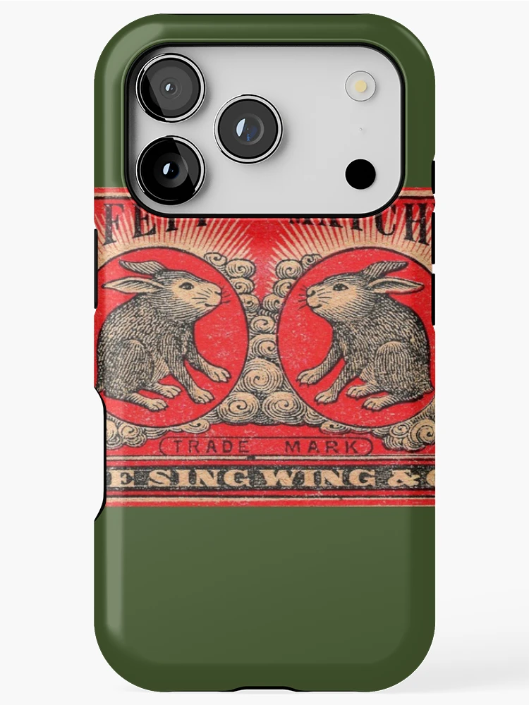 Thumbnail 1 of 4, iPhone Case, Two Rabbits designed and sold by CtlAltDel.