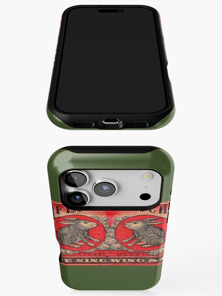 Thumbnail 3 of 4, iPhone Case, Two Rabbits designed and sold by CtlAltDel.