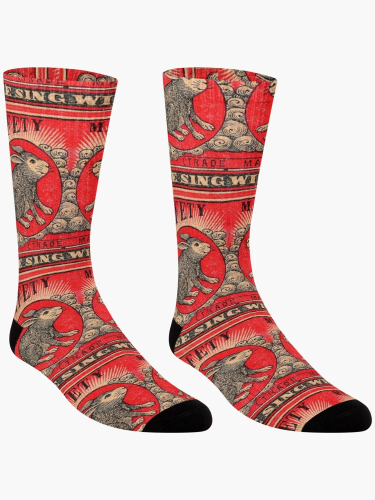 Thumbnail 3 of 5, Socks, Two Rabbits designed and sold by CtlAltDel.
