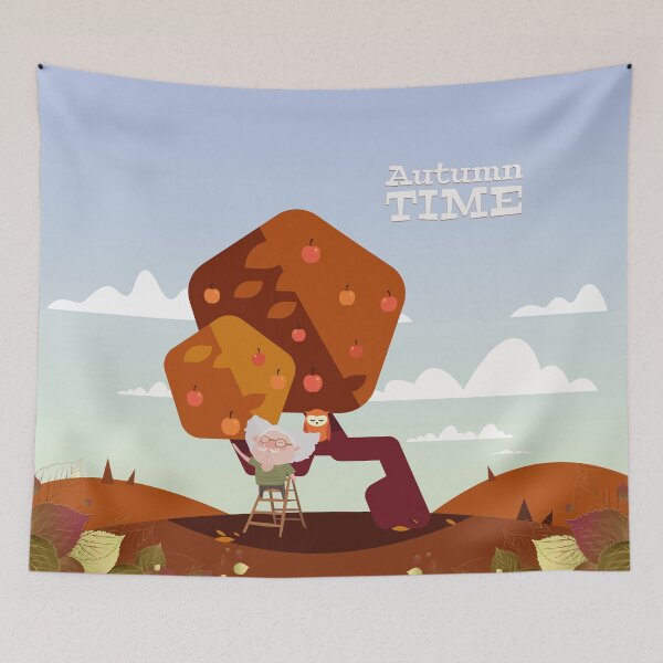 Item preview, Apple Tree (Autumn And Guy) designed and sold by caj-trixie.