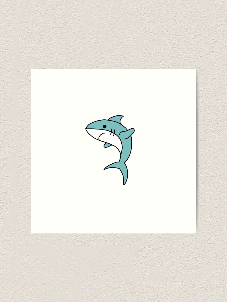 Smiling Shark In The Bathtub Ca - Canvas Print