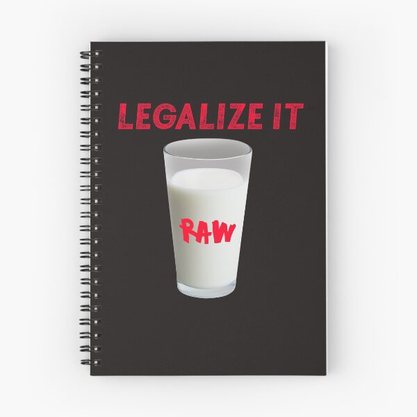 Item preview, Legalize Raw Milk  designed and sold by CarniWarrior.