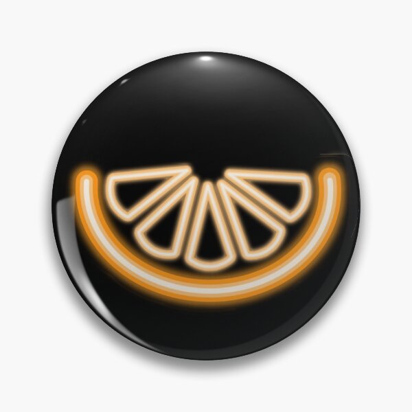 Item preview, Neon Orange Slice Sticker! designed and sold by TᖇIᑭᑭY  TᖇᗴᑎᗪS.