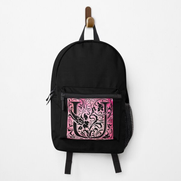 Item preview, The Letter U Pink Watercolor designed and sold by yacine12353.