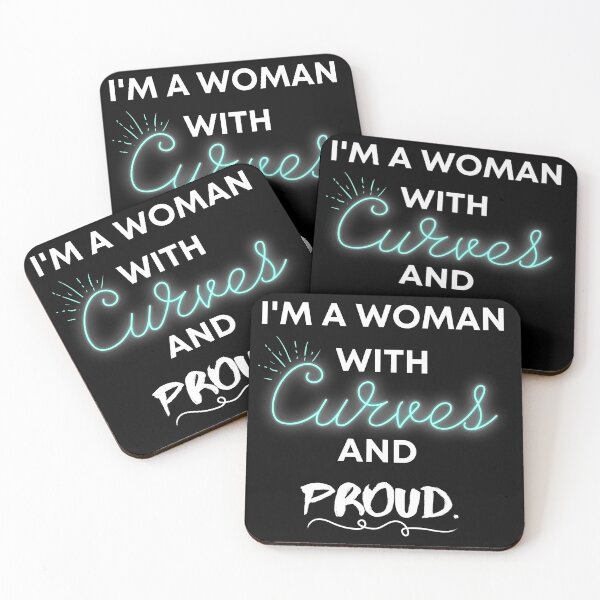 Item preview, I'm a Woman with Curves and proud, women's design, gift for curvy women designed and sold by IkiNaw.
