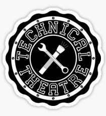 Technical Theatre Logo - Black Sticker