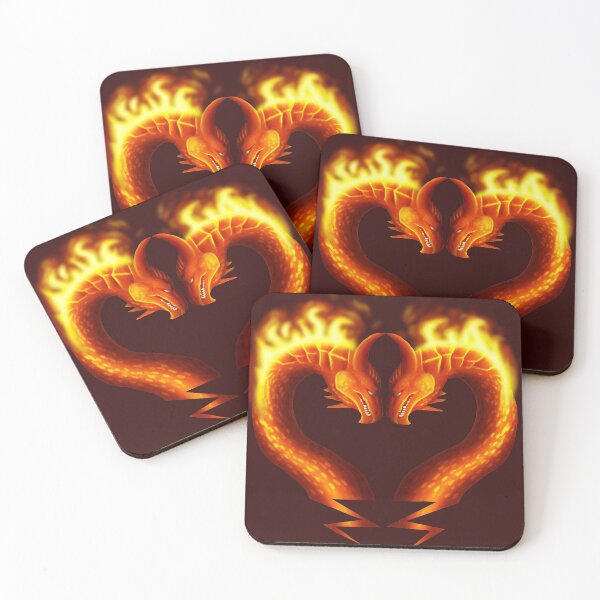 Item preview, Fire Dragon Love designed and sold by MatchaaMilkTea.