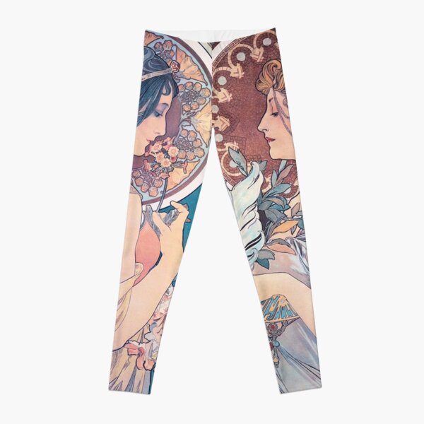 Women Alphons Mucha 3D Graphic Print Skinny Stretchy Yoga Pants Leggings Women Alphons Mucha 3D Graphic Print Skinny Stretchy Yoga Pants Leggings