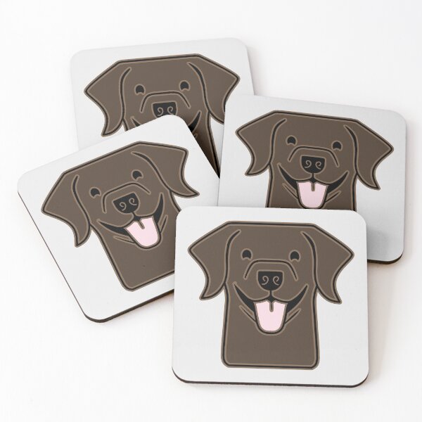 Item preview, Happy Labrador - Chocolate Lab - Lab mom - Chocolate Lab gifts - Brown Lab designed and sold by smooshfaceutd.