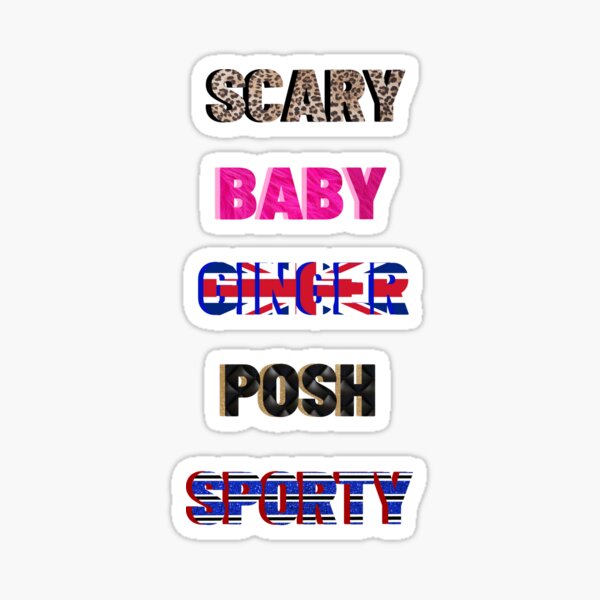 Spice Girls Text Sticker Pack 2.0 Sticker