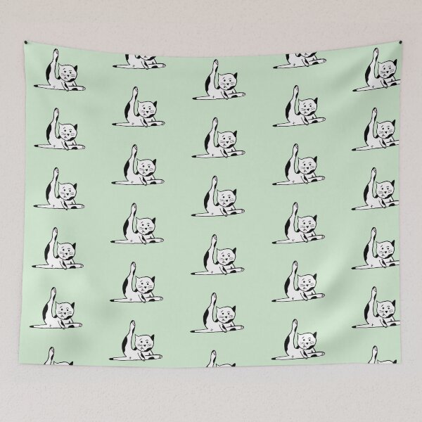 Item preview, Cat Licking Butt designed and sold by mgir-art.