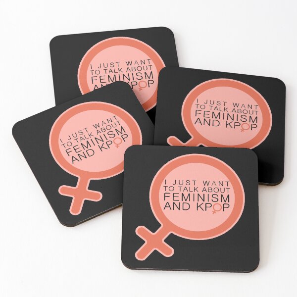 Item preview, I JUST WANT TO TALK ABOUT FEMINISM AND KPOP Feminist Kpop designed and sold by SugarSaint.