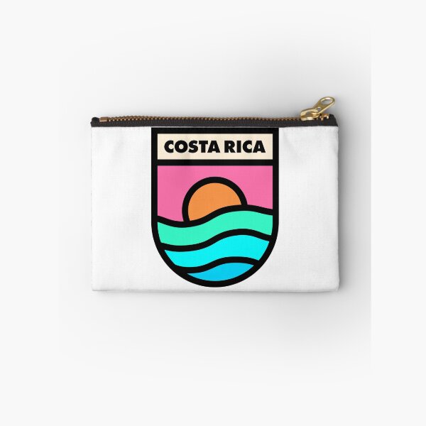 Item preview, Costa Rica Retro Badge Black Lines designed and sold by modeoftravel.