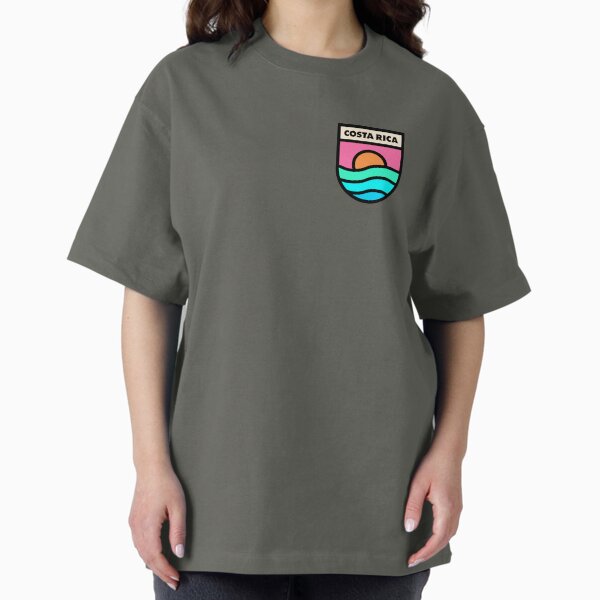 Item preview, Costa Rica Retro Badge Black Lines designed and sold by modeoftravel.