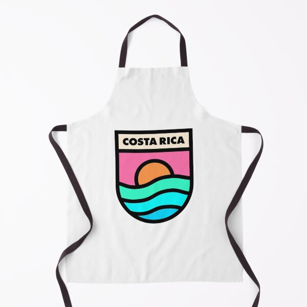 Item preview, Costa Rica Retro Badge Black Lines designed and sold by modeoftravel.