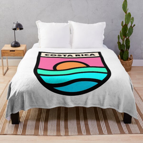 Item preview, Costa Rica Retro Badge Black Lines designed and sold by modeoftravel.