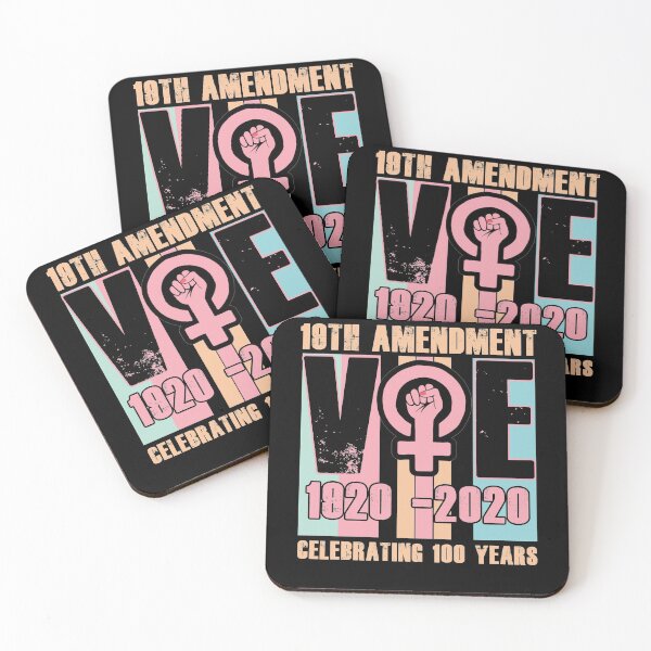 Item preview, 19th amendment celebrating 100 years vote 1920-2020 feminist gifts designed and sold by Simeon	 Dorelus.