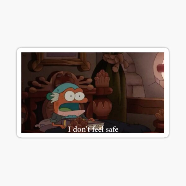Aperçu de l'œuvre Amphibia "Je ne me sens pas en sécurité" créée et vendue par ArdorMeraki.