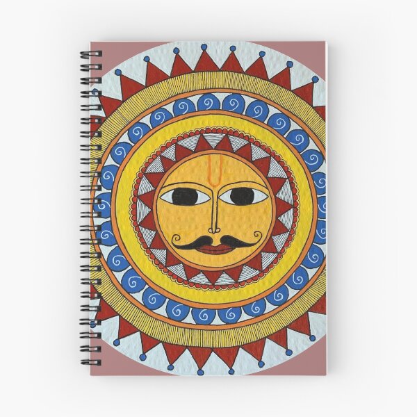 Item preview, Madhubani Painting of Sun (Madhubani Art) designed and sold by Artoholic93.