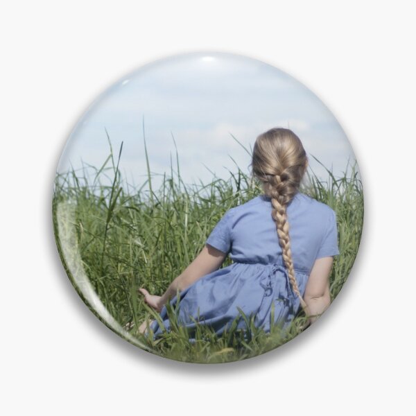 Item preview, Girl sitting in long grass designed and sold by WildEmpress.