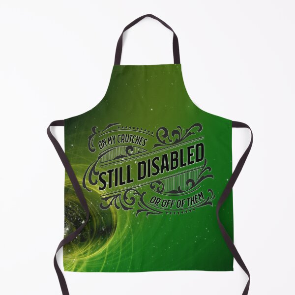 Item preview, Emerald Nebula Crutches, Still Disabled designed and sold by PrettySickArt.
