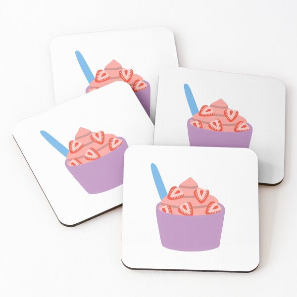 Item preview, Strawberry Frozen Yogurt by LittleByrdSTU designed and sold by Martie Mart.