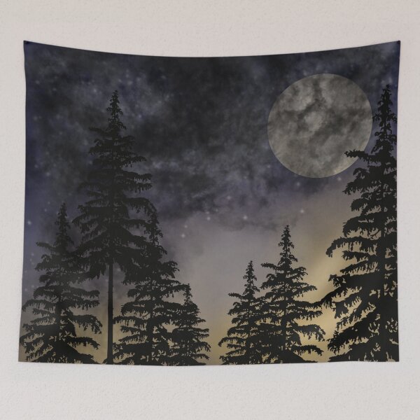Item preview, Moonlit Pines designed and sold by JAMMCREATIONS.