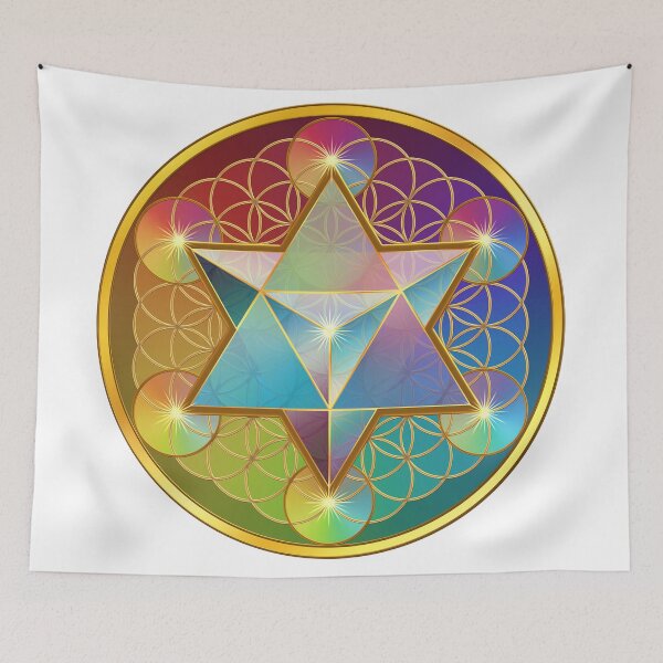Item preview, Merkabah with Flower of Life  designed and sold by Lilyas.