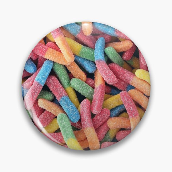 Item preview, Rainbow Neon Gummy Worms designed and sold by newburyboutique.