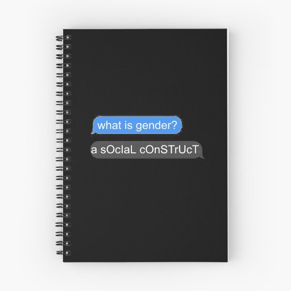 Item preview, what is gender? a social construct designed and sold by Alyssa Hagley.