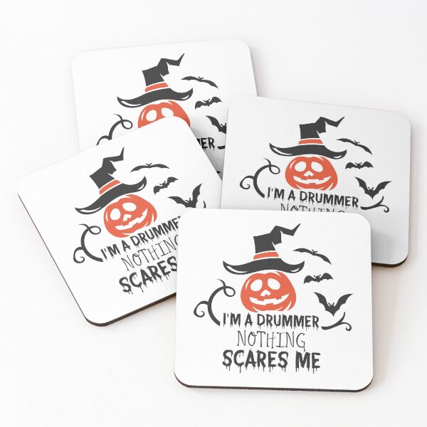 Item preview, I'm A Drummer Nothing Scares Me - Funny Drum Player Musician Halloween designed and sold by UMED :).