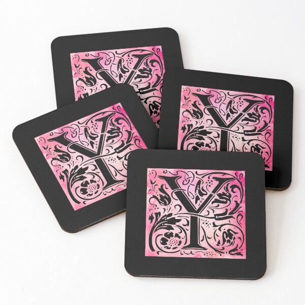 Item preview, The Letter Y Pink Watercolor designed and sold by yacine12353.