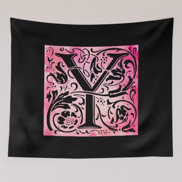 Item preview, The Letter Y Pink Watercolor designed and sold by yacine12353.