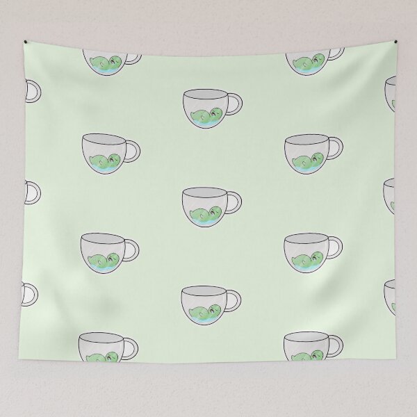 Artikelvorschau, Boba der schlafende Zoll Wurm Teetasse entworfen und verkauft von SHDesignz.