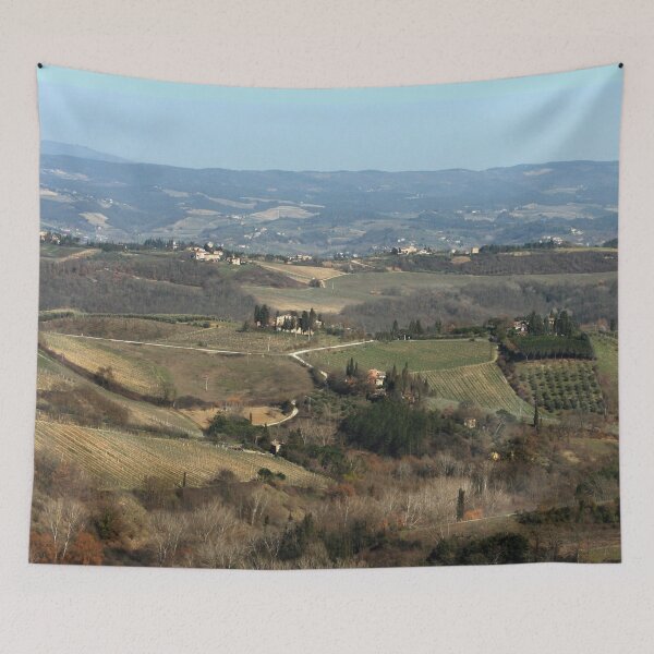 Item preview, Siena Countryside, Italy. View From a Hilltop designed and sold by KarenZuk.
