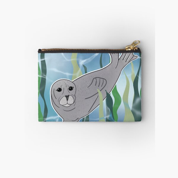 Item preview, Pacific Harbor Seal - Cartoon Scene designed and sold by bellamousse design co.