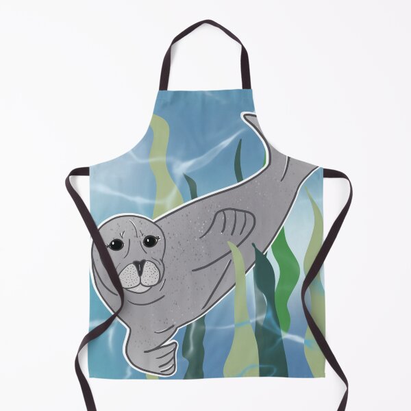 Item preview, Pacific Harbor Seal - Cartoon Scene designed and sold by bellamousse design co.