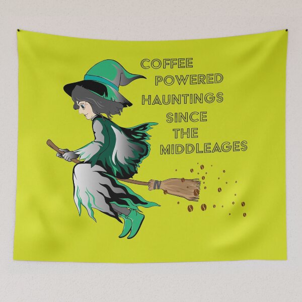 Item preview, Coffee Powered Haunting designed and sold by papabearfrancis.