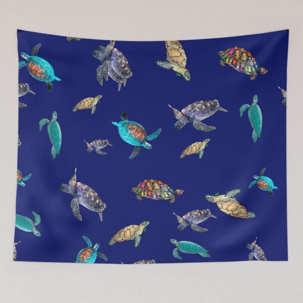 Item preview, Turtle Love Colorful Pattern designed and sold by Rell1970.