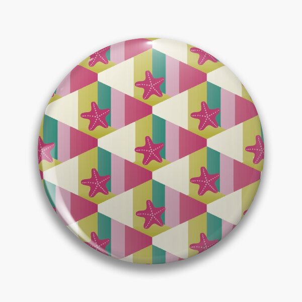 Item preview, Starfish On Geometric Pattern designed and sold by SharksOnShore.