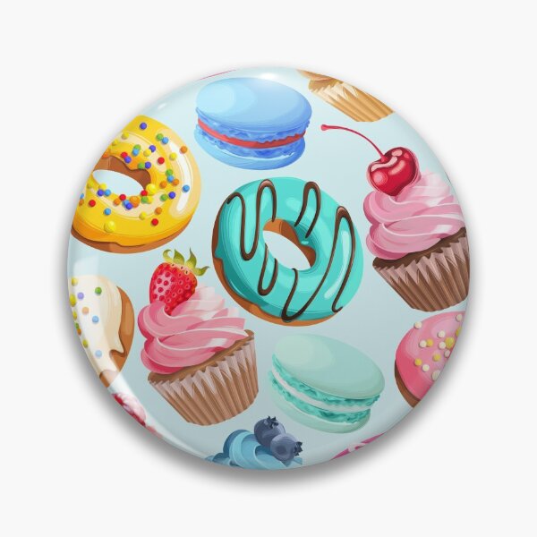 Item preview, Colorful Retro Donuts & Desserts designed and sold by newburyboutique.